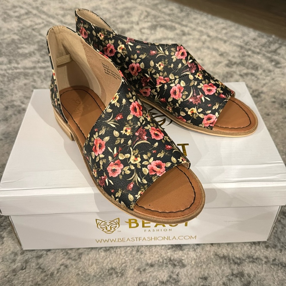 Floral Sandals